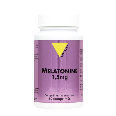 Melatonine 1.5 mg 60 comprimés VIT'ALL+ VIT'ALL+Au supplements