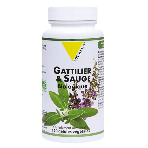 Gattilier & Sauge BIO 120 gélules VIT'ALL+ VIT'ALL+Au supplements