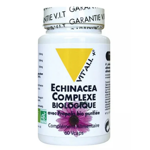 Echinacea Complexe BIO (avec Propolis) 60 gélules VIT'ALL+ VIT'ALL+Au supplements