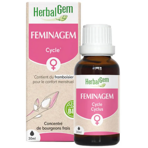 Feminagem BIO Flacon 30 ml Complexe Favorise le confort menstruel GC21 HERBALGEM HERBALGEMAu supplements