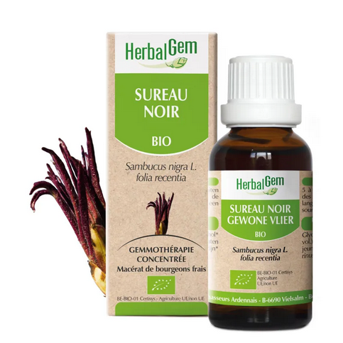 Sureau noir BIO Macérat mère bourgeons Flacon 30 ml HERBALGEM HERBALGEMAu supplements