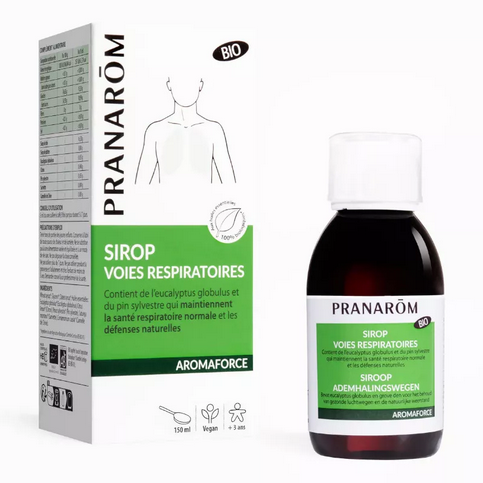 Aromaforce Sirop Voies Respiratoires Bio 150 ml PRANAROM PRANARÔMAu supplements