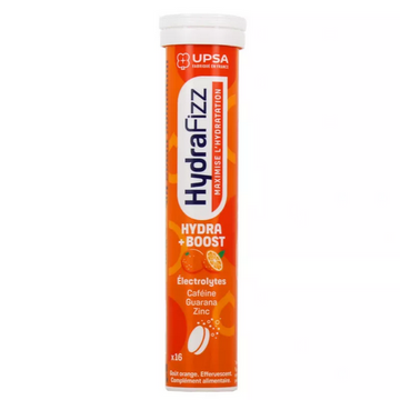 HydraFizz: HYDRA + BOOST orange flavor - 16 effervescent tablets UPSAAu supplements