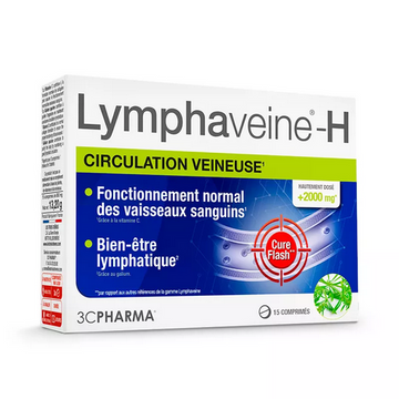 Lymphaveine -H: venous circulation and hemorrhoids 3C PHARMA 15 tablets 3C PHARMAAu supplements
