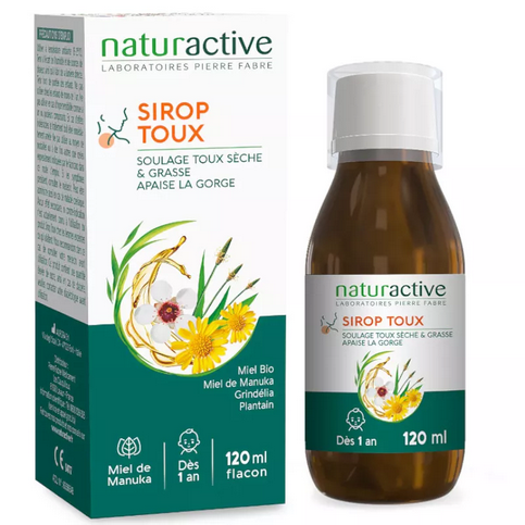 Syrup for dry and productive cough 120ml NATURACTIVE NATURACTIVEAu supplements