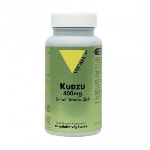 Kudzu 400 mg Extrait standardisé 60 gélules VIT'ALL+ VIT'ALL+Au supplements