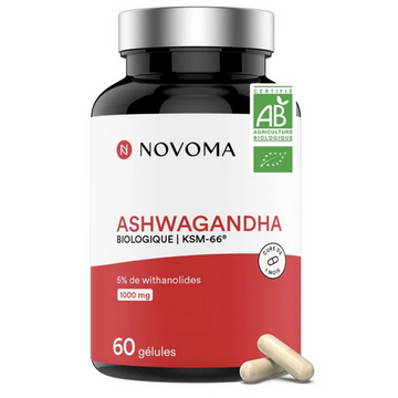 Ashwagandha Bio Anti-stress & Sommeil 60 gélules NOVOMA NOVOMAAu supplements
