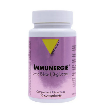 Immunergie avec Beta-1,3 glucane 30 comprimés VIT'ALL+ VIT'ALL+Au supplements