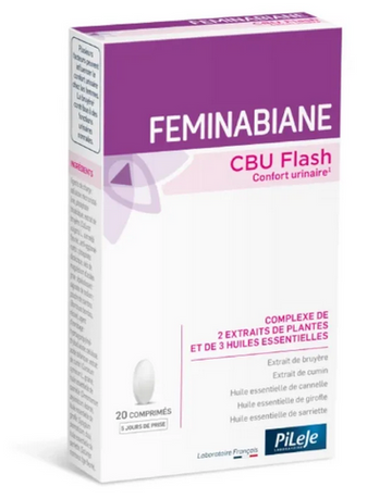 PILEJE Faminabiane CBU Flash: Urinary Comfort - 20 tablets PILEJEAu supplements