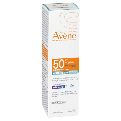 AVENE Sun Anti-imperfection Fluid SPF 50+ 40ml AVENEAu supplements