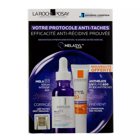 La Roche Posay Mela B3 Anti-Dark Spot Protocol Intensive Serum 30ml & Anthelios UVMUNE 400 Anti-Dark Spot Fluid 15ml LA ROCHE POSAYAu supplements