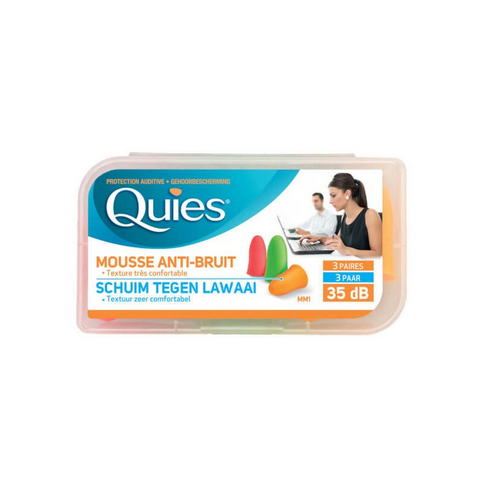 Quies foam earplugs QuiesAu supplements