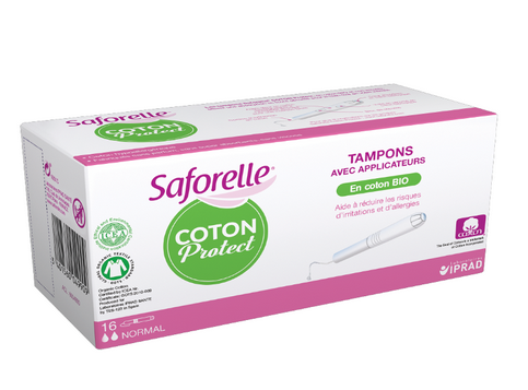 Box of 16 tampons with applicators NORMAL Saforelle SaforelleAu supplements