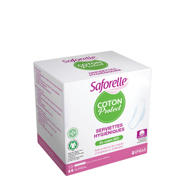 Pack of 10 sanitary pad regular normal Saforelle SaforelleAu supplements