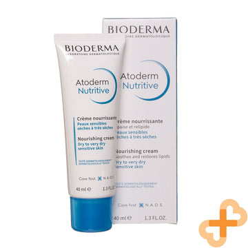 Bioderma Atoderm Nutritive Nourishing Face Cream Dry Sensitive Skin 40ml BIODERMAAu supplements