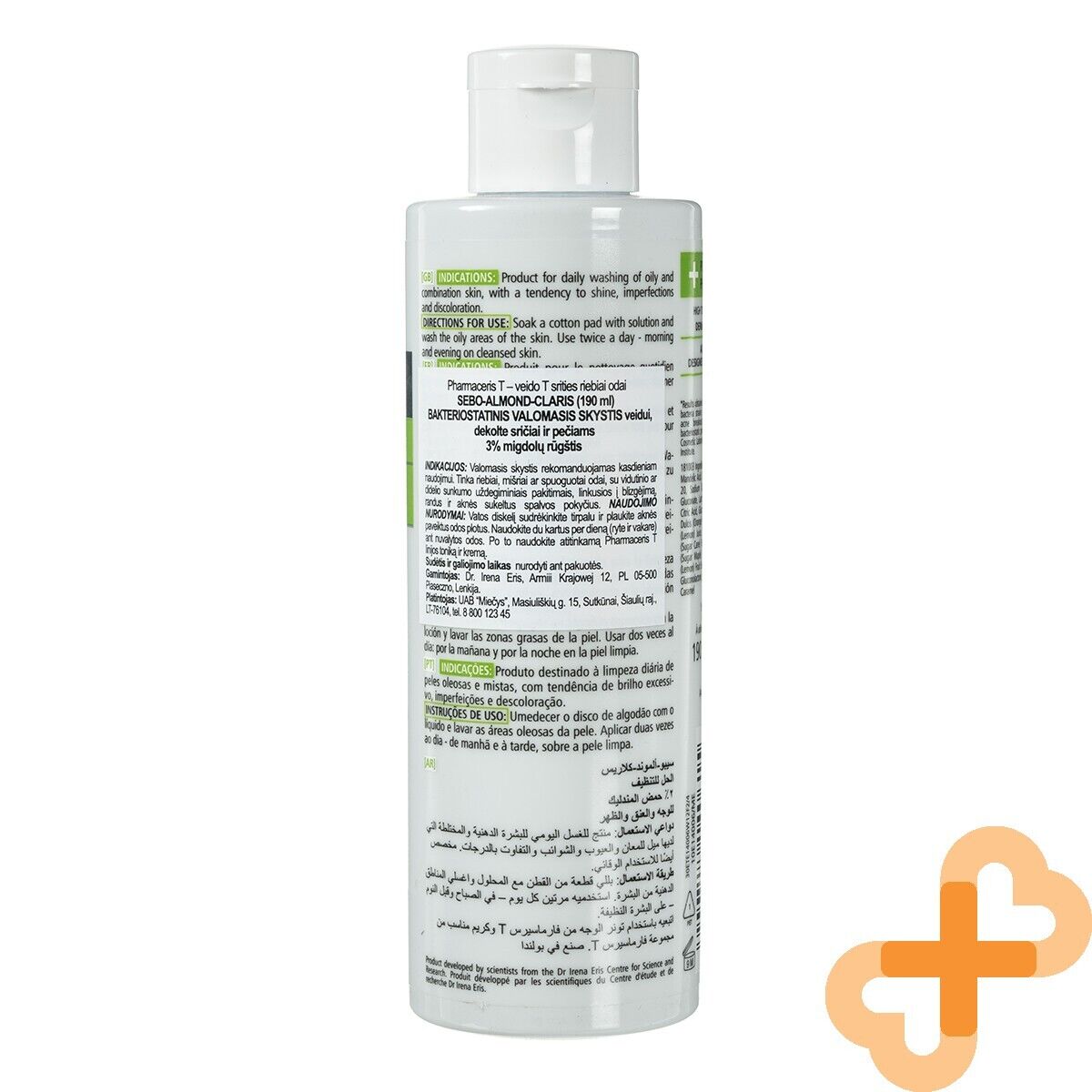 PHARMACERIS T Sebo Almond Claris Cleanser 190ml for Acne-Prone Skin PharmacerisAu supplements