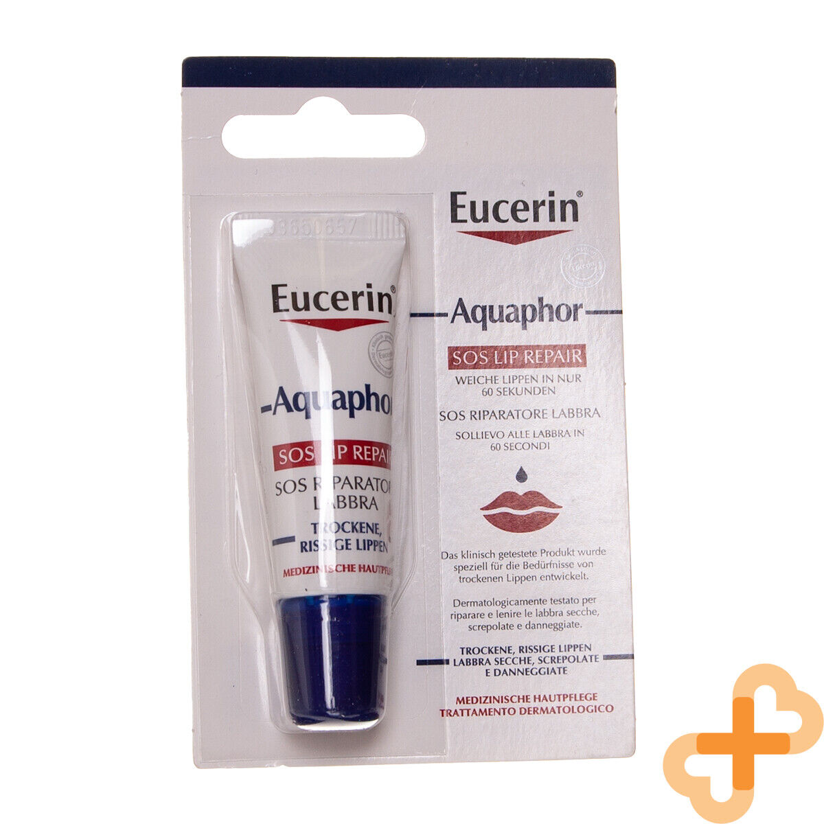 Eucerin Aquaphor SOS Immediate Repair Soothing Dry Cracked Lips Balm EucerinAu supplements