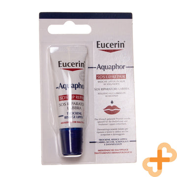 Eucerin Aquaphor SOS Immediate Repair Soothing Dry Cracked Lips Balm EucerinAu supplements