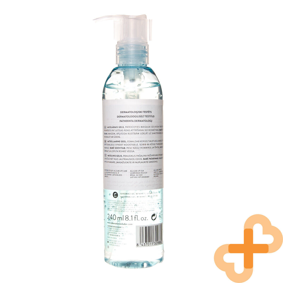 BABE FACIAL Soothing Gel Micellar Cleanser Sensitive Reddened Face BABEAu supplements