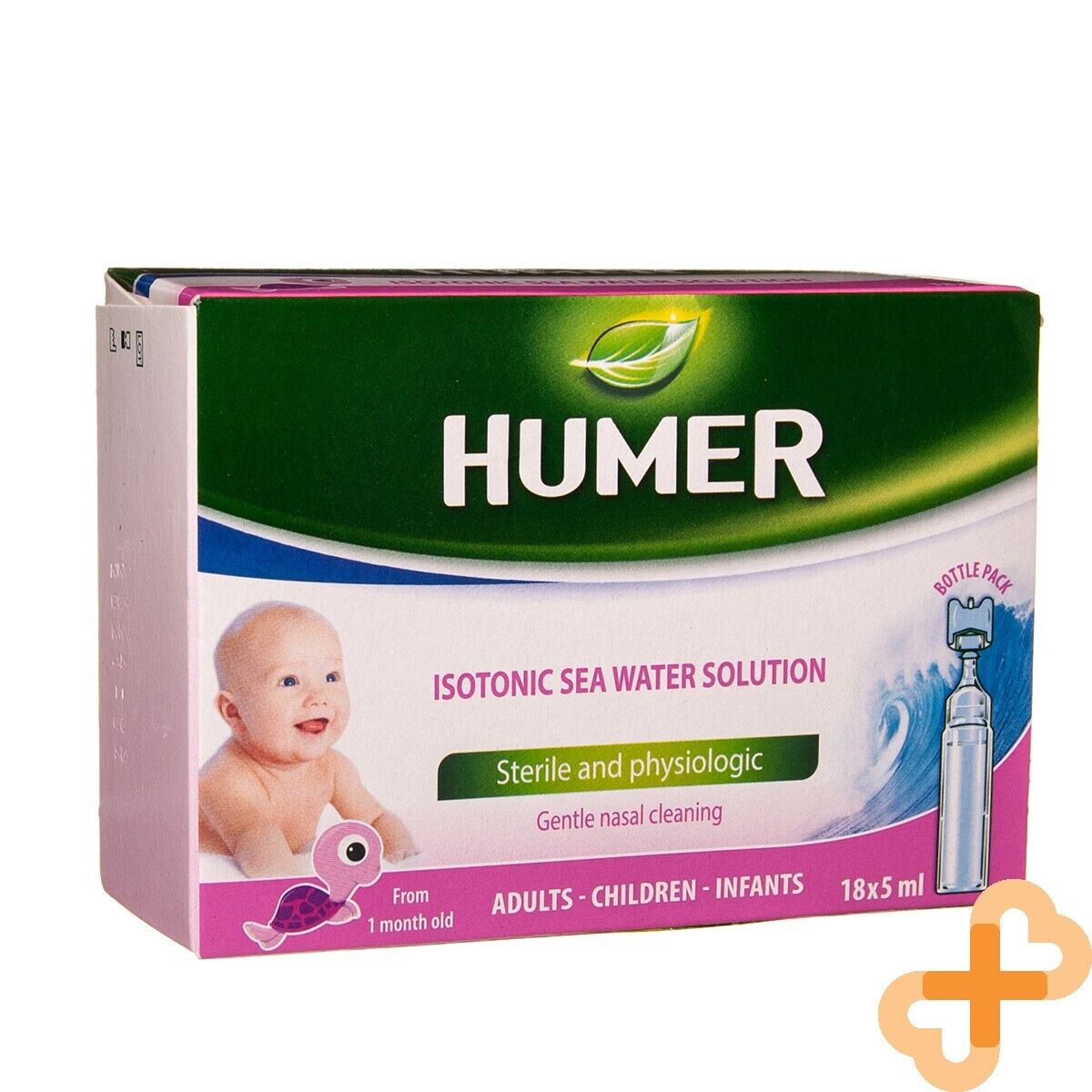 HUMER Infant Isotonic Sea Water Solution For Baby 5ml x 18 Doses Stuffy HumerAu supplements