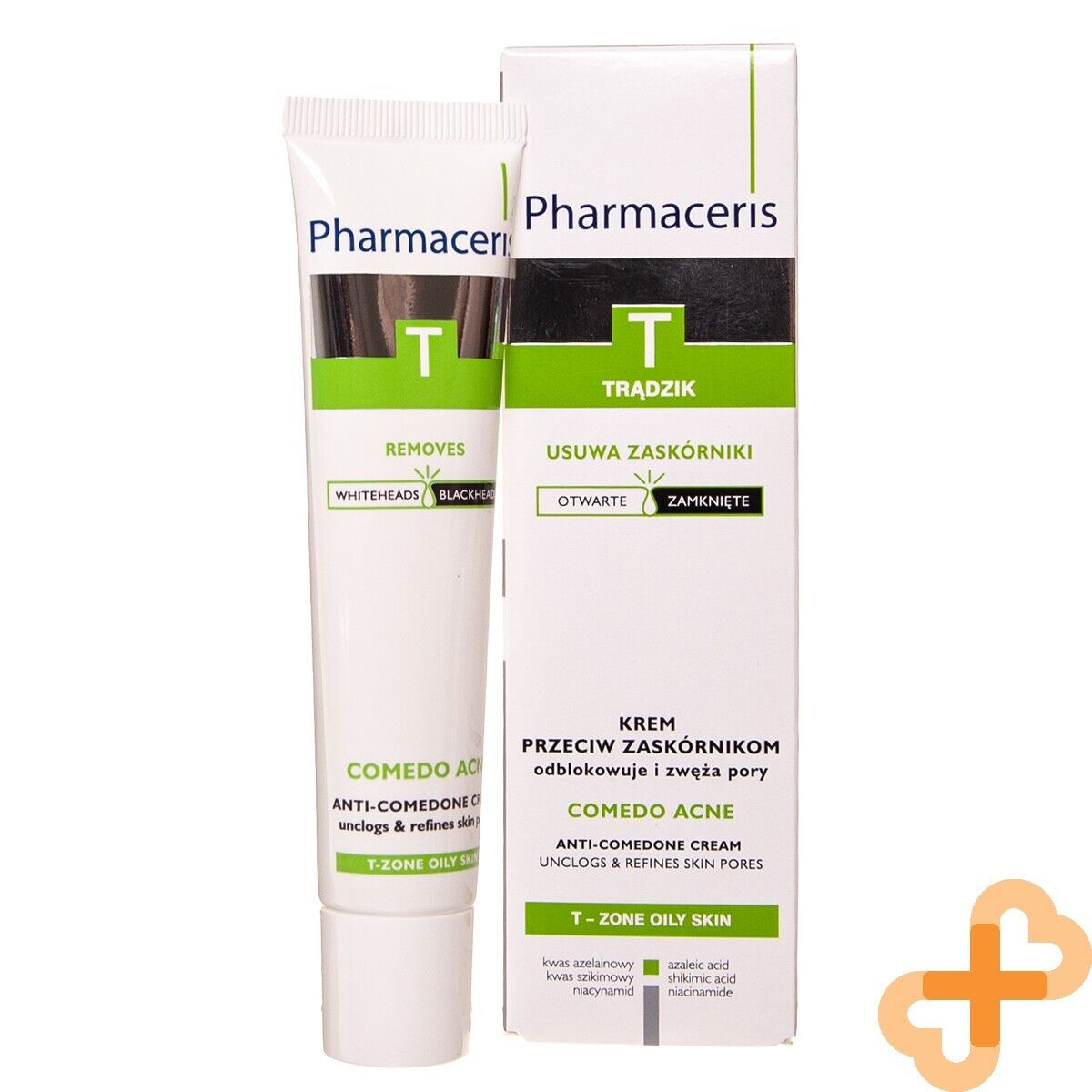 PHARMACER T Comedo Acne Cream Blackheads 40 ml Unclogs Skin Pores PharmacerisAu supplements