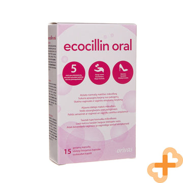 ECOCILLIN ORAL 15 Capsules Restores Normal Vaginal Microflora Supple ECOCILLINAu supplements