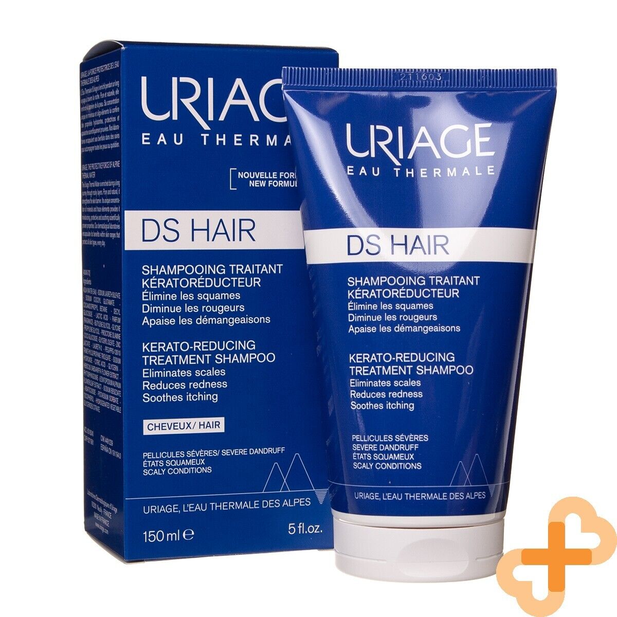 URIAGE DS Shampoo Itching Scalp Anti Dandruff Scales Redness Soothes UriageAu supplements