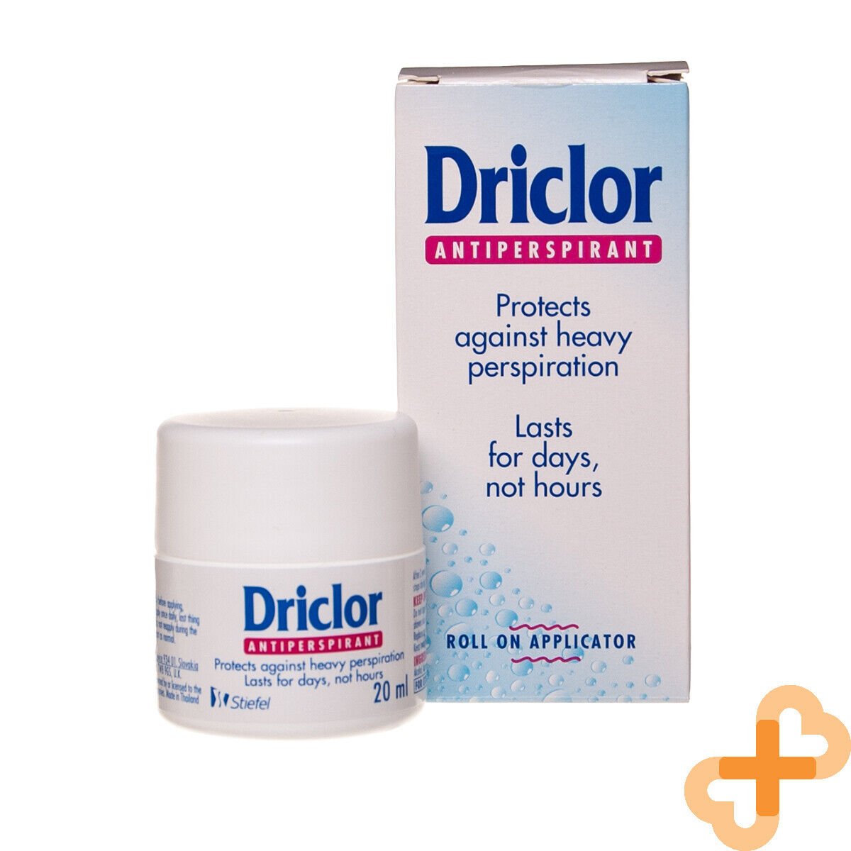 DRICLOR Deodorant Antiperspirant Roll On 20 ml Against Heavy Perspiration DriclorUS supplements