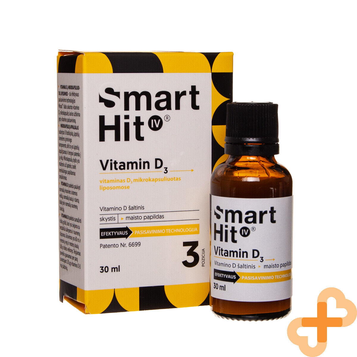 SMARTHIT IV Vitamin D3 30ml Immune System Muscle Health Teeth Bones SMARTHITUS supplements