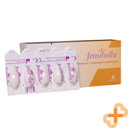 FEMINELLA 10 Vaginal Ovules Restore Moisture For Long Time Promote FeminellaUS supplements