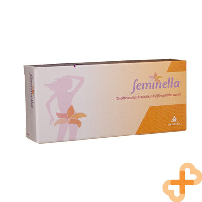 FEMINELLA 10 Vaginal Ovules Restore Moisture For Long Time Promote FeminellaUS supplements