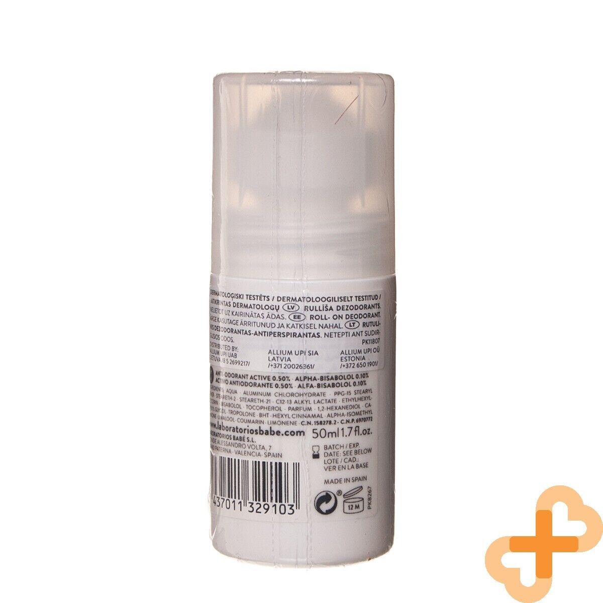 BABĒ BODY Roll On Deodorant Antiperspirant for Sensitive Skin 50 ml BabeAu supplements