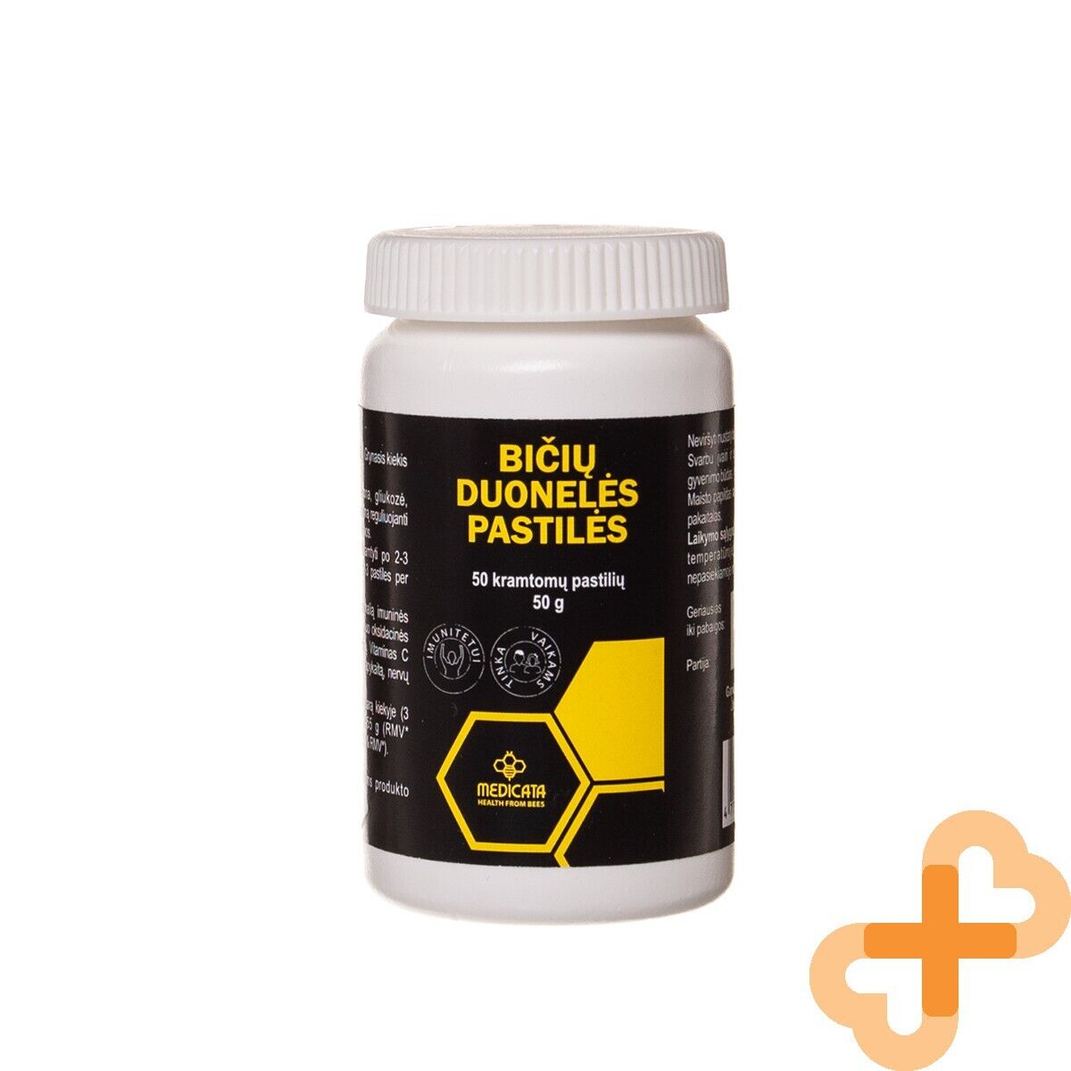 MEDICATA Bee Bread 50 Chewable Pastilles Immunity System Supplement Adult Child MEDICATAUS supplements