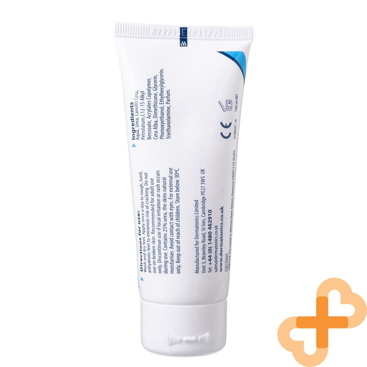DERMATONICS Once Heel Balm 60ml Once a Day Treatment For Rough Dry Heel Skin HeelUS supplements