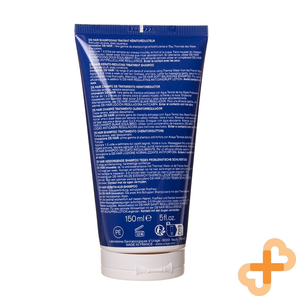 URIAGE DS Shampoo Itching Scalp Anti Dandruff Scales Redness Soothes UriageAu supplements