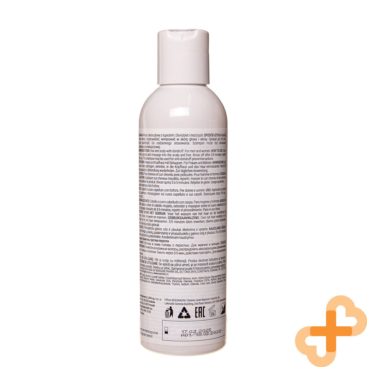 SEBORADIN Anti-Dandruff Shampoo Hair and Scalp Effective Prevention SEBORADINAu supplements