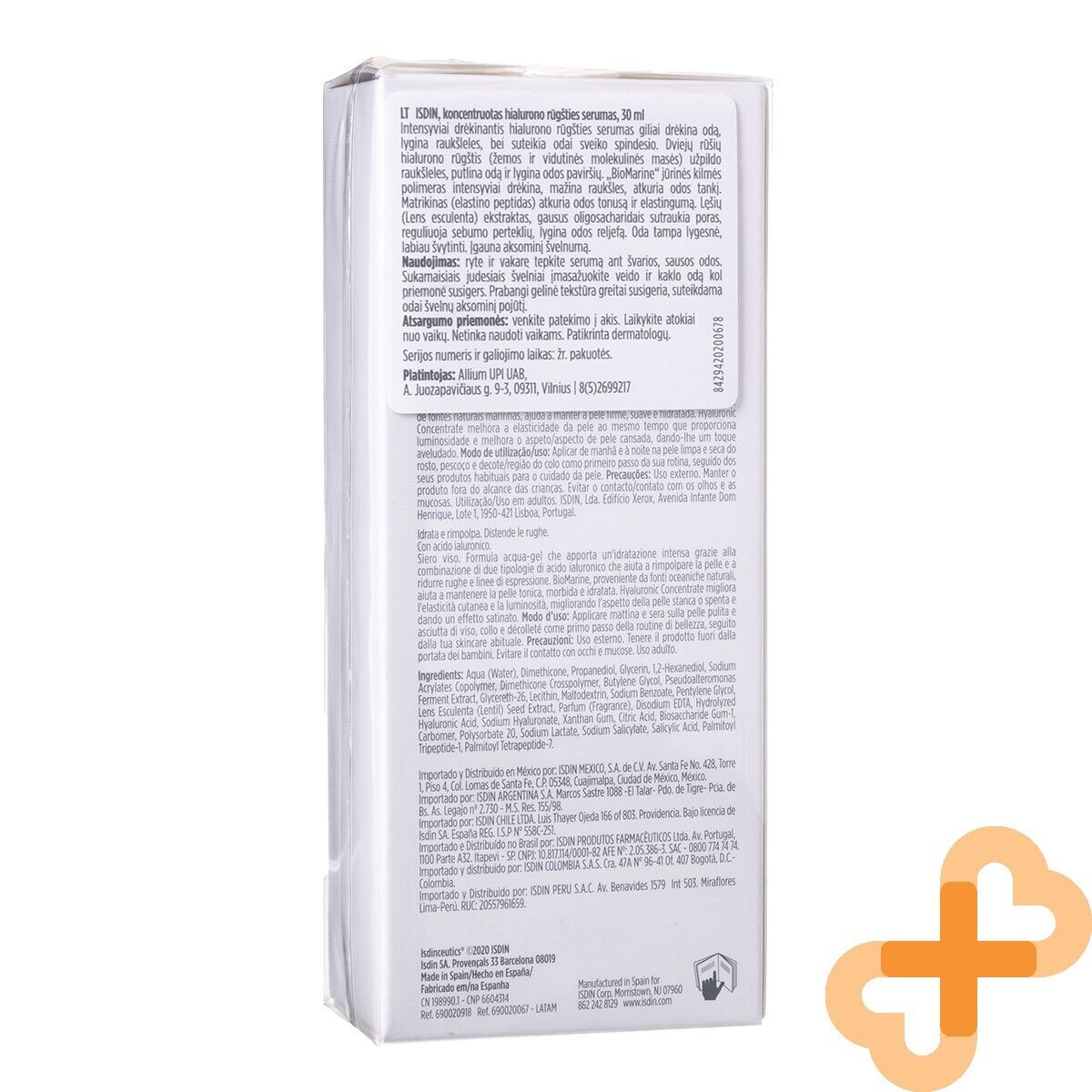 ISDIN Isdinceutics Hyaluronic Concentrate Serum 30ml Moisturizing ISDINAu supplements