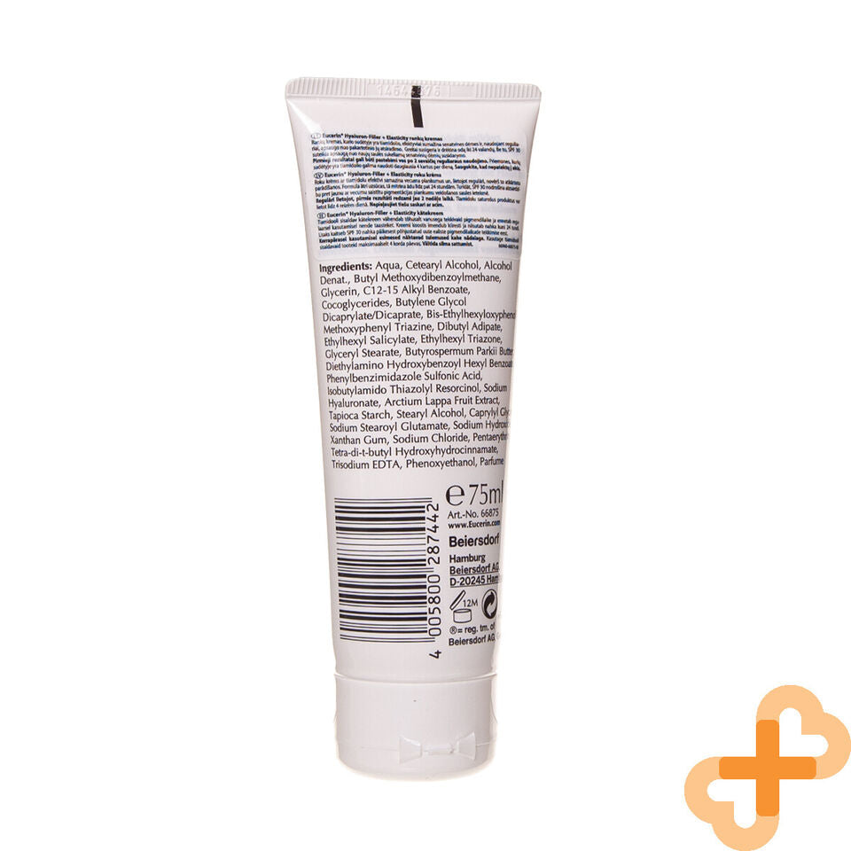 EUCERIN HYALURON FILLER ELASTICITY Hand Cream SPF30 Anti Age EucerinAu supplements
